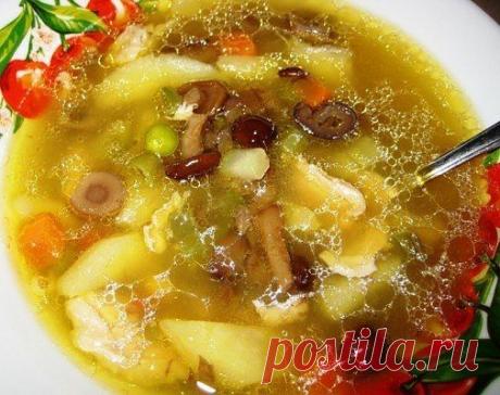 Грибной суп Ассорти. Рецепт в комментарии.