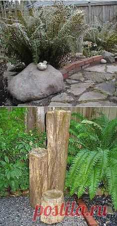 Искусственные камни для сада своими руками. Мастер-класс.