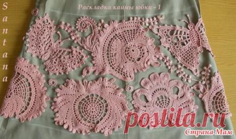 Костюм &quot;Сады Эдема&quot; от Сантана (раскладка на ткани + подготовка к 1-ой примерке).