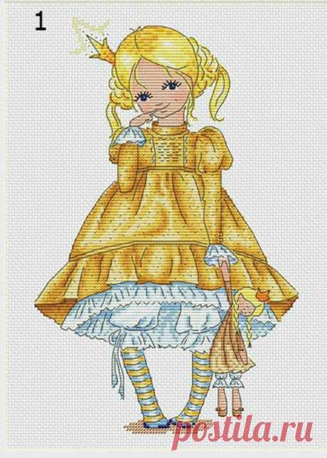 9 Charming Vintage Girly Cross Stitch Kits in One Style | Etsy