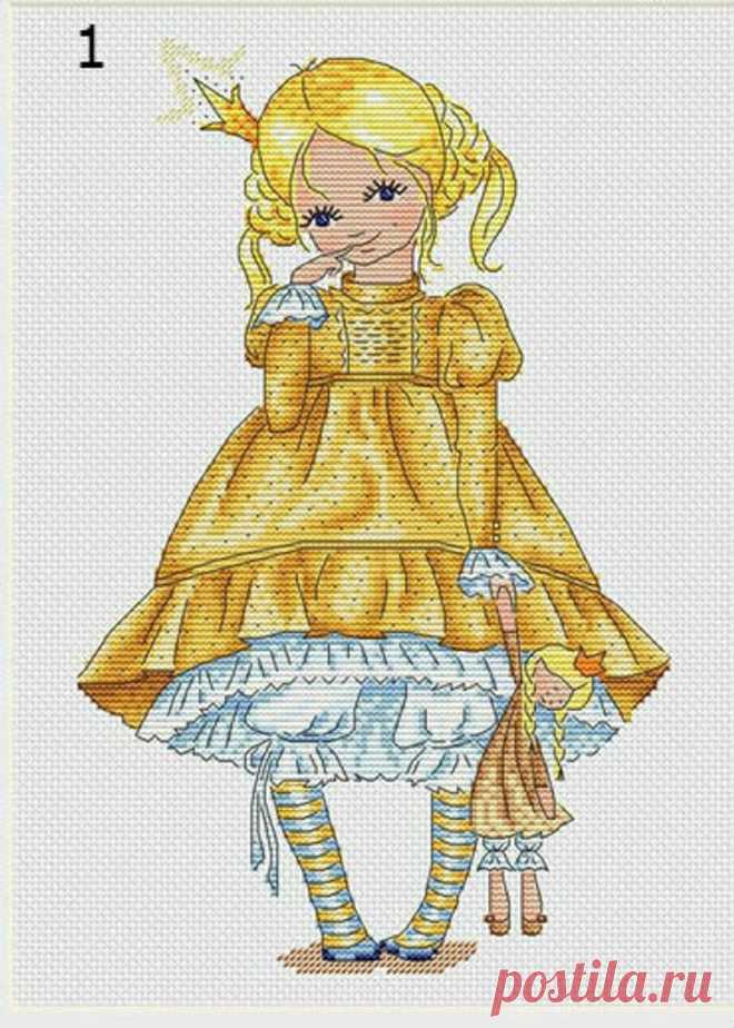 9 Charming Vintage Girly Cross Stitch Kits in One Style | Etsy