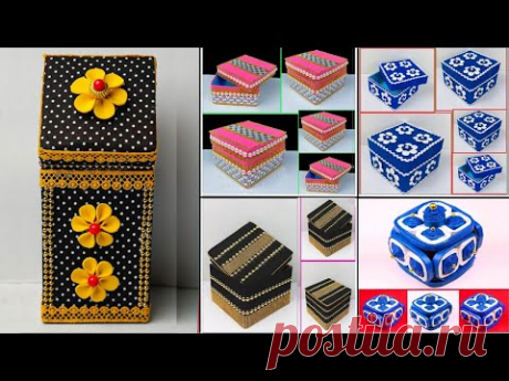5 Beautiful DIY Jewellery Box Ideas | Jewellery Storage Hacks for Ladies | Organizer DIY Ideas