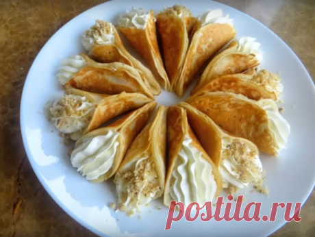 Сверните арабские блинчики в рожок — удивите своих гостей