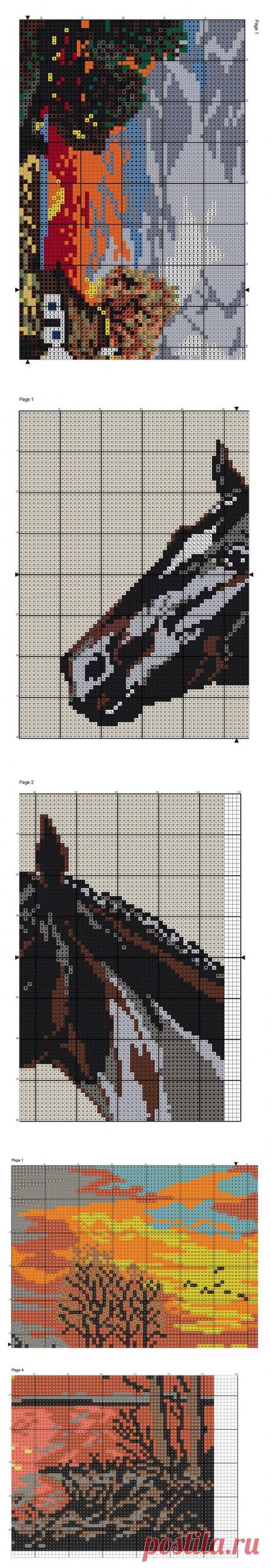 Серия картинной вышивки: лучшее из Megat Cross Stitch 136-180 (10 схем) - Рукодельница - ТВОРЧЕСТВО РУК - Каталог статей - ЛИНИИ ЖИЗНИ