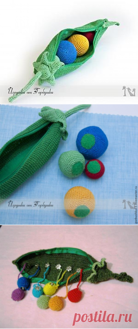Вяжем развивающую игрушку "Горошек": публикации и мастер-классы – Ярмарка Мастеров