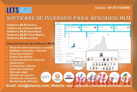Software de inversión para afiliados MLM (marketing multinivel) con integración de comercio electrónico en casi todos los países
https://www.mlmtrees.com/
La creación de un software de inversión MLM con múltiples estructuras y funcionalidades personalizadas requiere una arquitectura bien diseñada para satisfacer tanto las necesidades de los administradores como de los usuarios. Aquí está un esquema detallado para el desarrollo de un software que abarque las características mencionadas: