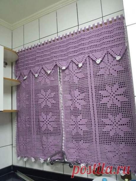 Занавески крючком