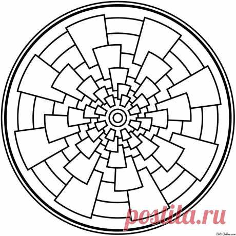 Раскраски Мандалы
