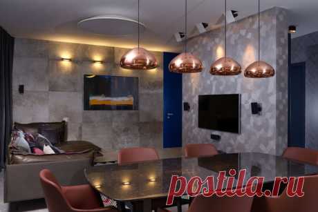 Houzz Украина: Мужская квартира с радиусной стеной
