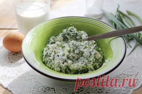 Начинка для блинов с яйцом, творогом и зеленью рецепт с фото - 1000.menu