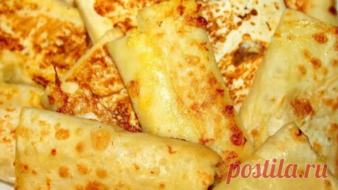 Конвертики из лаваша с творожной начинкой!Сколько не приготовь, всегда мало