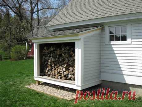 Дровяник своими руками [70+ простых в исполнении идей] #2017