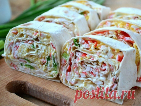 Рулеты из лаваша: 10 ВКУСНЫХ НАЧИНОК | Готовим дома | Яндекс Дзен