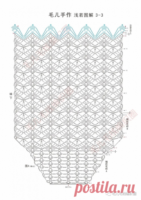 14 пуловеров крючком со схемами, которые согреют, украсят, вдохновят | Вязание крючком | Дзен