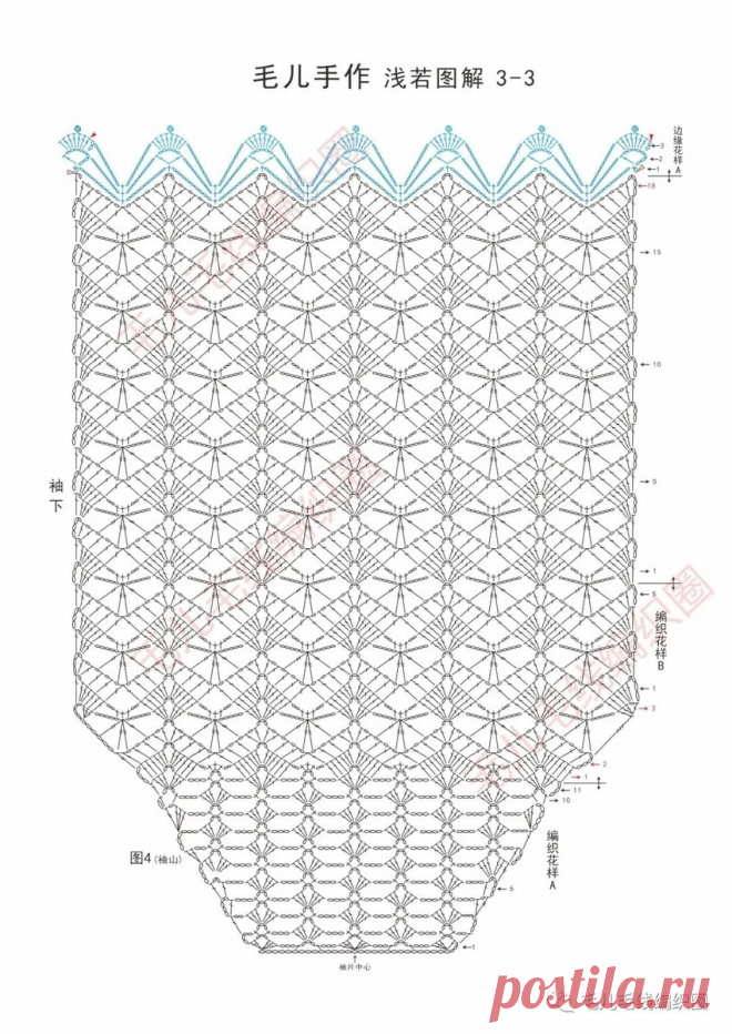 14 пуловеров крючком со схемами, которые согреют, украсят, вдохновят | Вязание крючком | Дзен