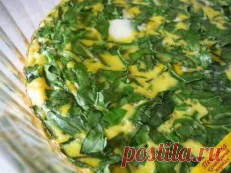 Омлет со шпинатом (пошаговый рецепт с фото)