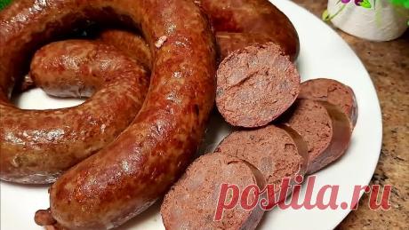 Ароматная вкуснейшая колбаса из печени