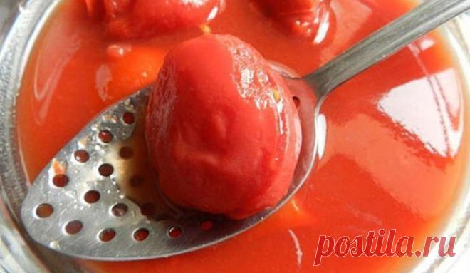 Вкусные помидоры на зиму в собственном соку