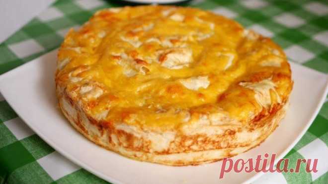 Шикарный МЯСНОЙ ПИРОГ БЕЗ ВОЗНИ С ТЕСТОМ