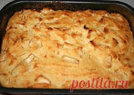 Шарлотка без муки и соды.