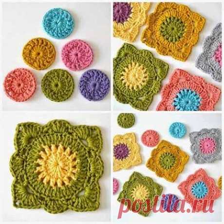 Простой квадратный мотив | Искусница