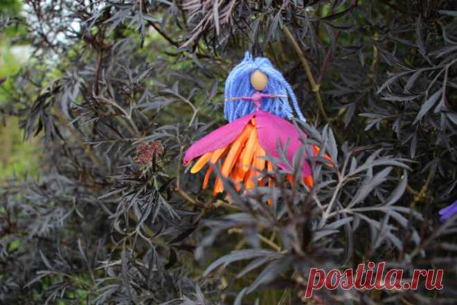 How to Make Beautiful DIY Fairies from Artificial Flowers - Procrastimake