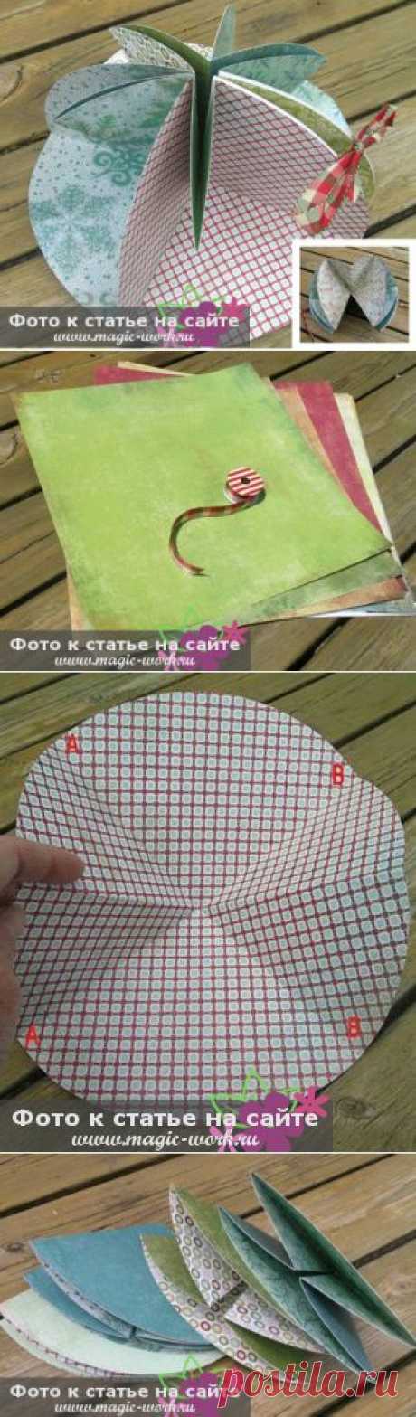 Круглый альбом для скрапбукинга своими руками