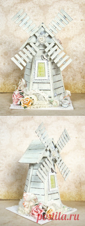 Скрапим на радость: Мельница. МК для тех, кому не лень :)