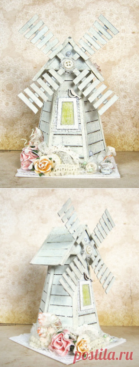 Скрапим на радость: Мельница. МК для тех, кому не лень :)