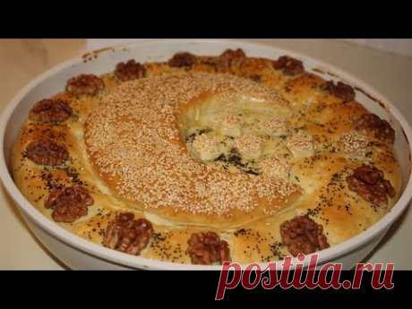 УРАЗА БАЙРАМ 2025♥️ПРАЗДНИЧНЫЙ ПИРОГ С ОРЕХОВОЙ НАЧИНКОЙ🤲