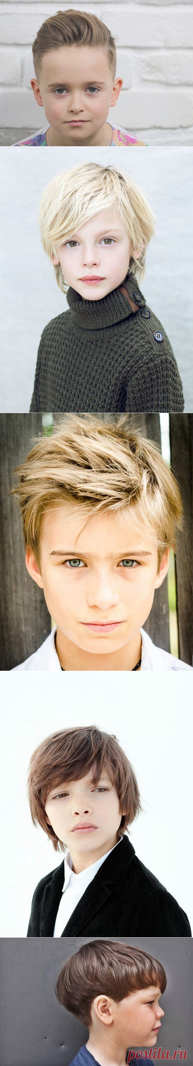 Прически для мальчиков школьного возраста 2017-2018