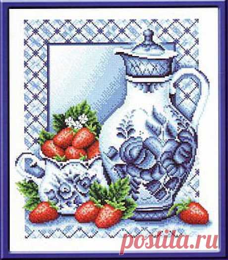 Клубника со сливками.
