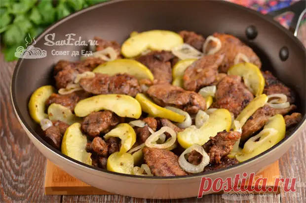 Блюдо из куриной печени с интересным вкусом - Будет вкусно - Медиаплатформа МирТесен