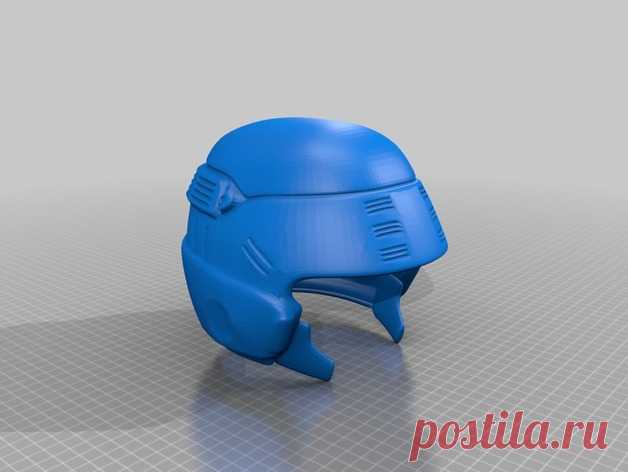 Starship trooper Helmet by Jace1969 An old file from my Pepakura making days that I discovered in Pepakura Designer you can export to .OBJ and in 