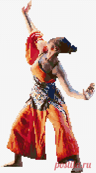 Cross Stitch | African Dance 2 xstitch Chart | Design
