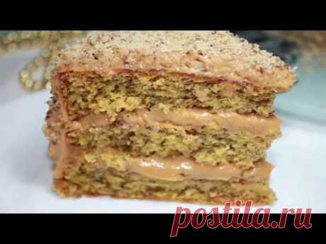 Очень вкусный Ореховый торт. Нежный и простой в приготовлении торт