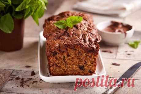 Шоколадно-банановый кекс – простой и вкусный рецепт, как приготовить пошагово