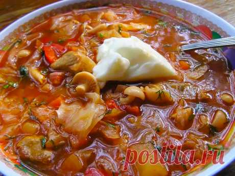 Борщ с грибами — Cook-Talk