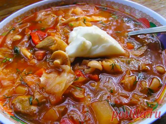 Борщ с грибами — Cook-Talk