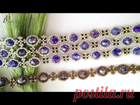 Passion Bracelet 💖| Beautiful Beaded Cuff Bracelet| How to make beaded bracelet 👍