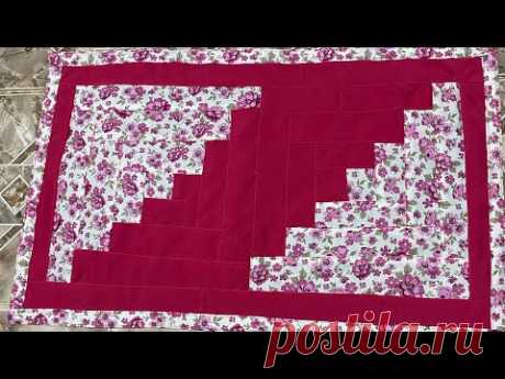 TAPETE ESCADINHA SUPER FÁCIL / SUPER EASY STAIRCASE CARPET