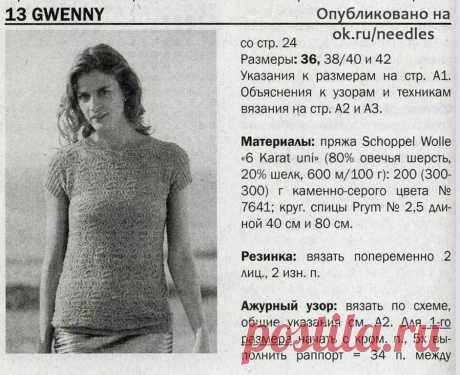 Я вяжу • Узоры и схемы