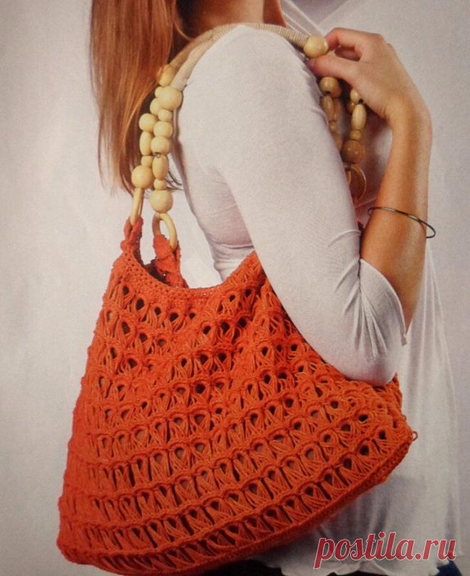 Сумочка в технике брумстик | 38 рукоделок | Яндекс Дзен