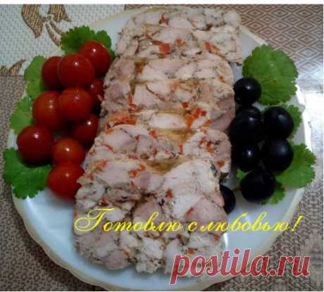Ветчина  из куриного мяса Автор рецепта Светлана Скребнева - Cookpad