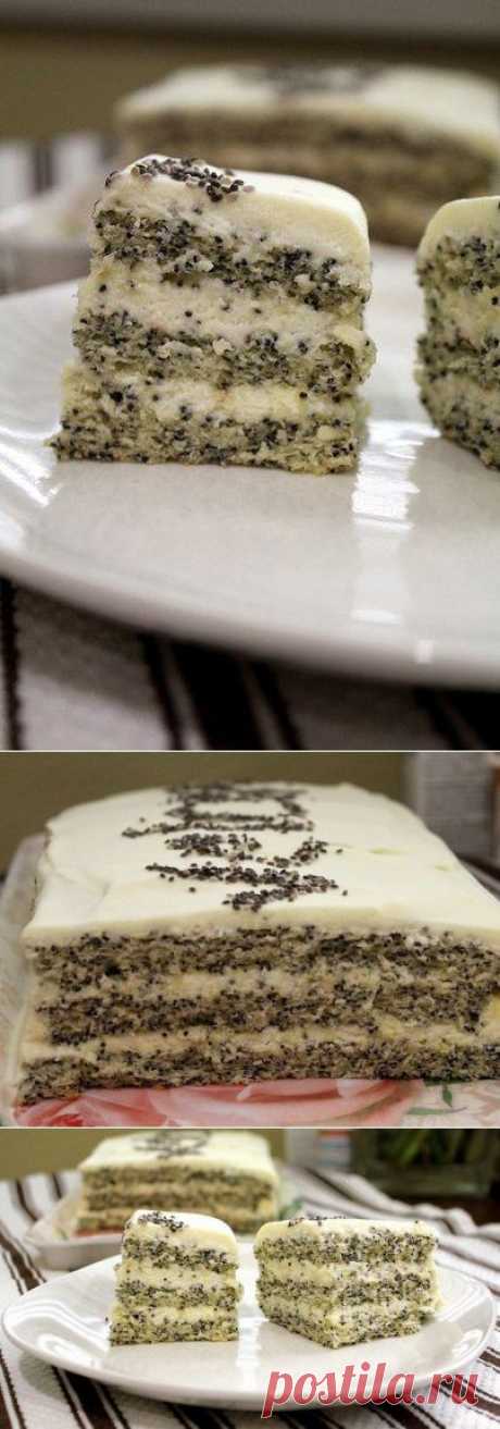 Маковый торт ”Царица Эстер” | Домашняя выпечка
