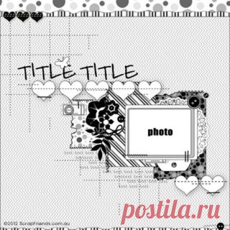Электронные страницы для блокнотов. Скрапбукинг
