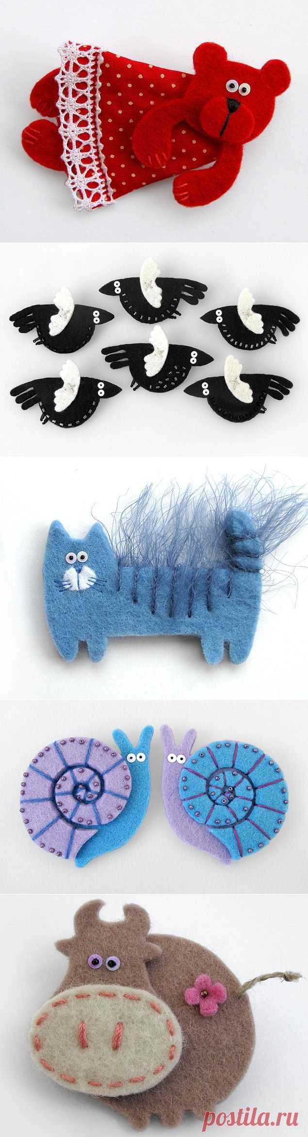 Игрушки из фетра
