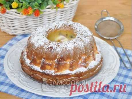 🥧Пышный творожный пирог на кефире с ягодами (хорошо подходит и легко готовится) | Аймкук — рецепты с фото и видео | Дзен