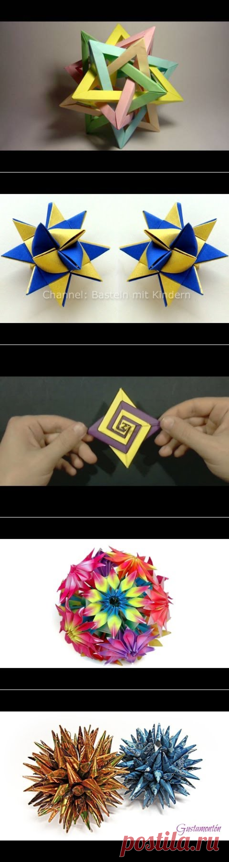 Origami ♥ Venus ♥ Kusudama - YouTube