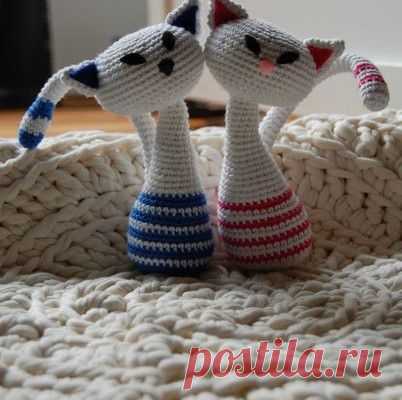 Красивое вязание | Котята крючком